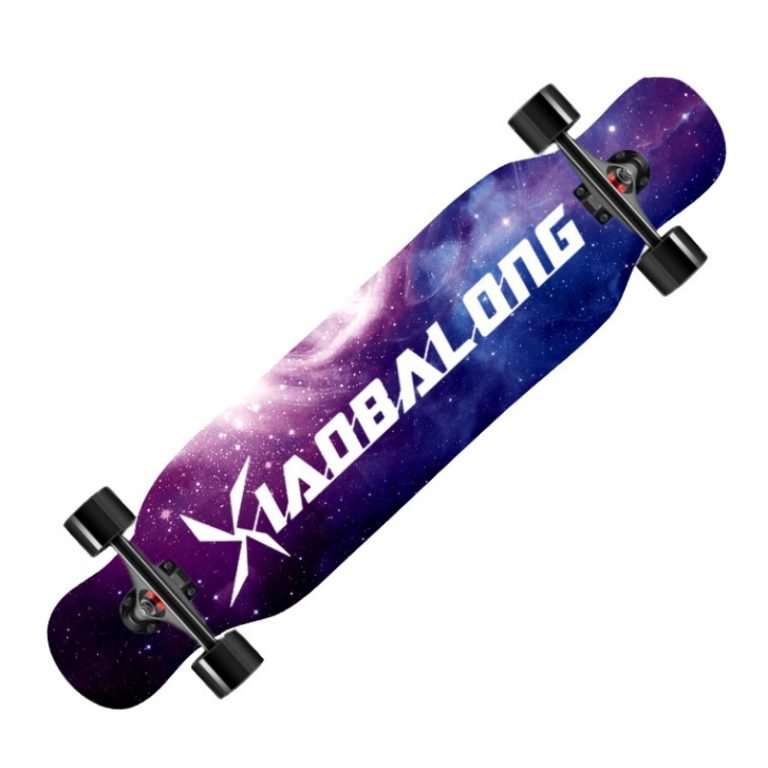 Starry Night longboard 110cm maple deck cruiser skateboard for beginners – Groveride