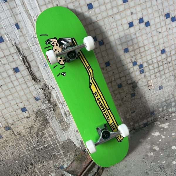 green toothbrush