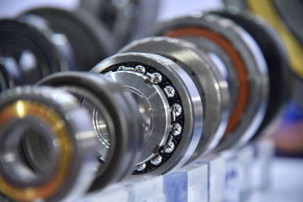 Display of precision ball bearings, essential components for smooth longboard wheels.